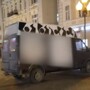 В вечер нападения на «Крокус» на Арбате припарковали фургон с рекламой наркошопа