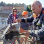 В Петербурге спасли кота, просидевшего неделю в облицовке набережной