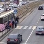 ДТП в Улан Удэ - Пьяный и Трамвай "Хоть бы хны!"
