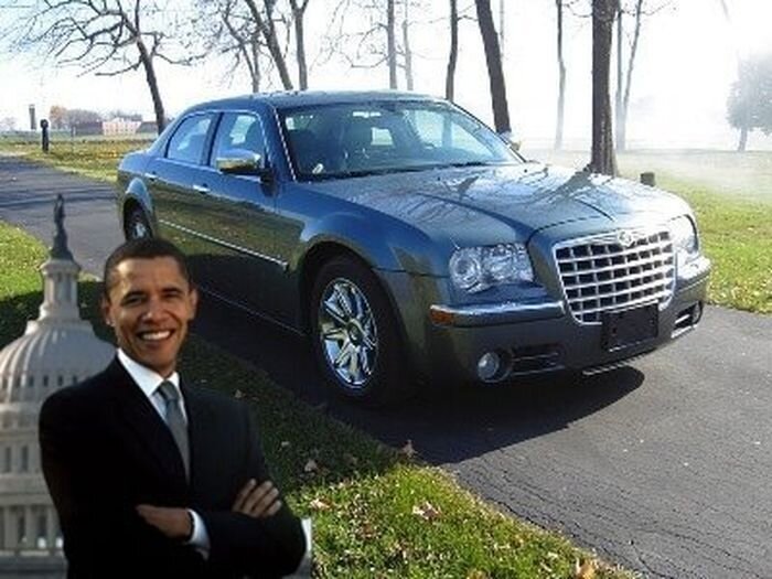 Chrysler 300C Барака Обамы хотят продать за 1 млн. $ (22 фото)