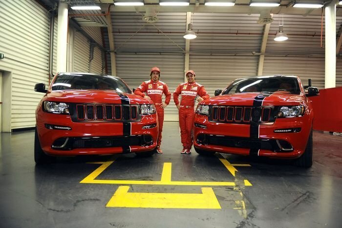 Jeep Grand Cherokee SRT8 для Фернандо Алонсо и Фелипе Масса (11 фото)