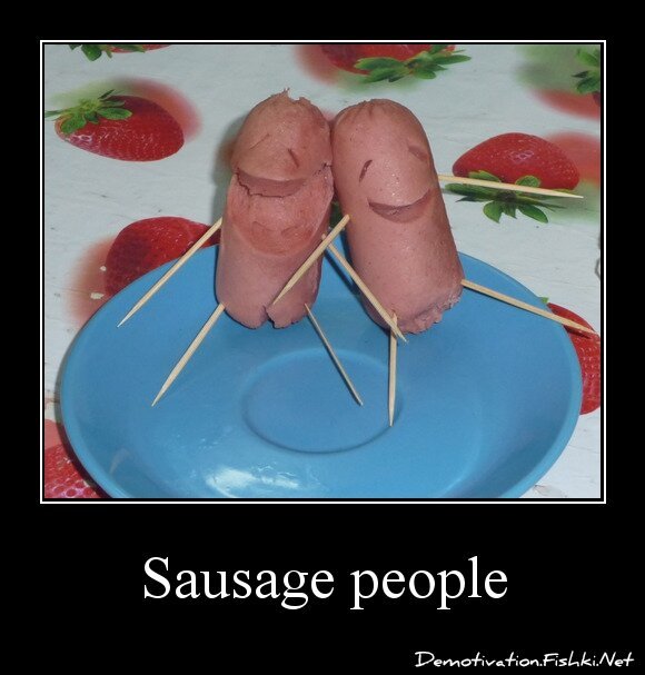Sausage people