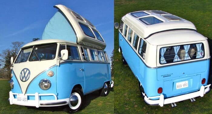 Уникальный Volkswagen Hippie Bus 1964 года продают на аукционе (25 фото+2 видео)