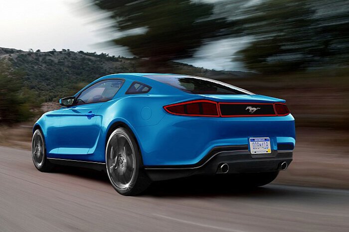 Новый Ford Mustang постепенно приобретает очертания
