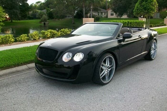 Bentley Continental Supersports Convertible из старого Chrysler Sebring (15 фото)