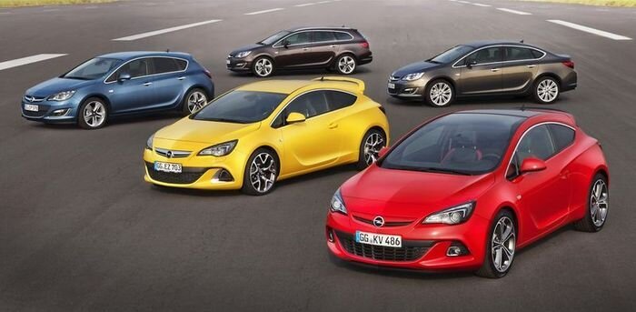 В компании Opel представили обновленное семейство Astra (28 фото)