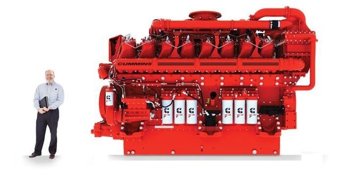 95-литровый дизельный двигатель от компании Cummins (фото+видео)