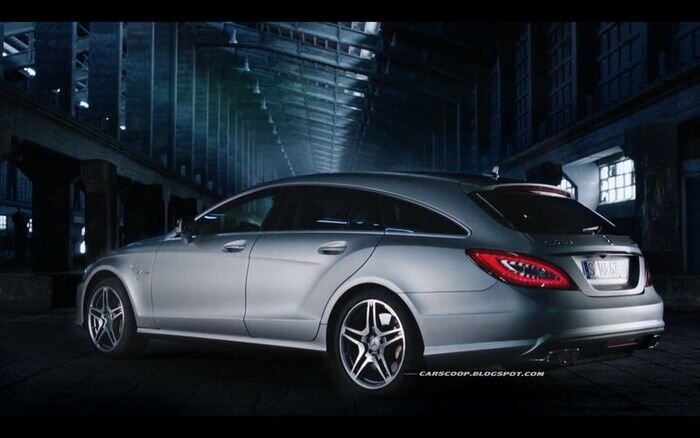 Первые фотографии CLS 63 AMG Shooting Brake (28 фото+видео)