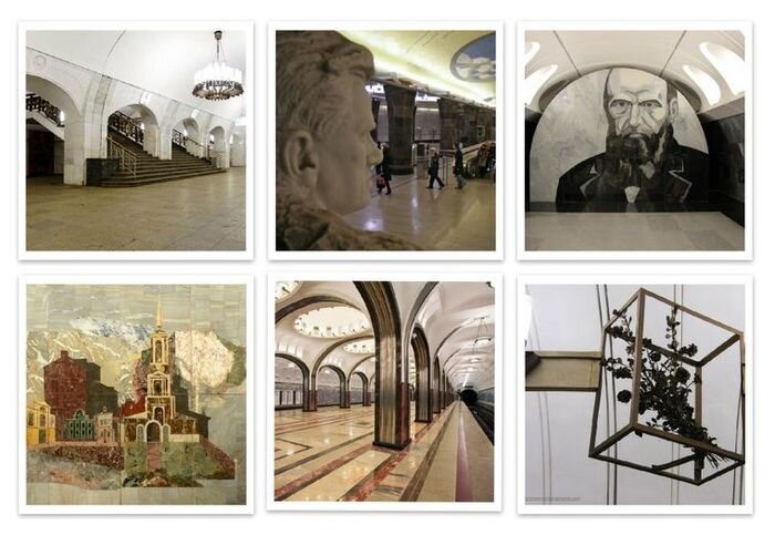 Станции московского метро, названные в честь русских писателей (21 фото)