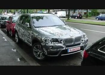 Шпионское видео BMW X3 2011