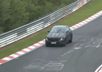 Шпионское видео нового Mercedes CLS AMG