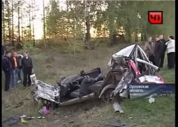 Жесточайшая авария свадебного кортежа
