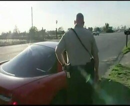 Авария во время задержания