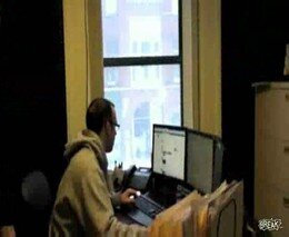 Жесть степлером в голову