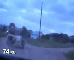 Погоня за мотоциклом в Челябинске