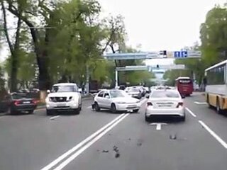 Авария в Алматы