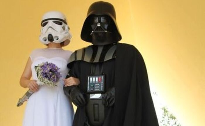 Свадьба в стиле «Звёздных войн» (9 фото)