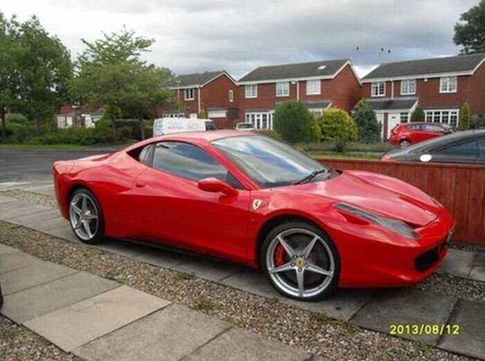 Найдено на eBay. Реплика Ferrari 458 Italia (9 фото)