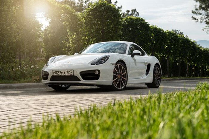 Porsche Cayman: крокодилы в горах