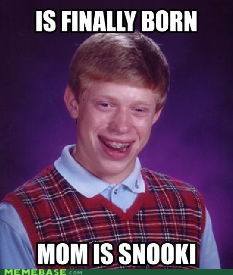 Poor Bad Luck Brian Meme