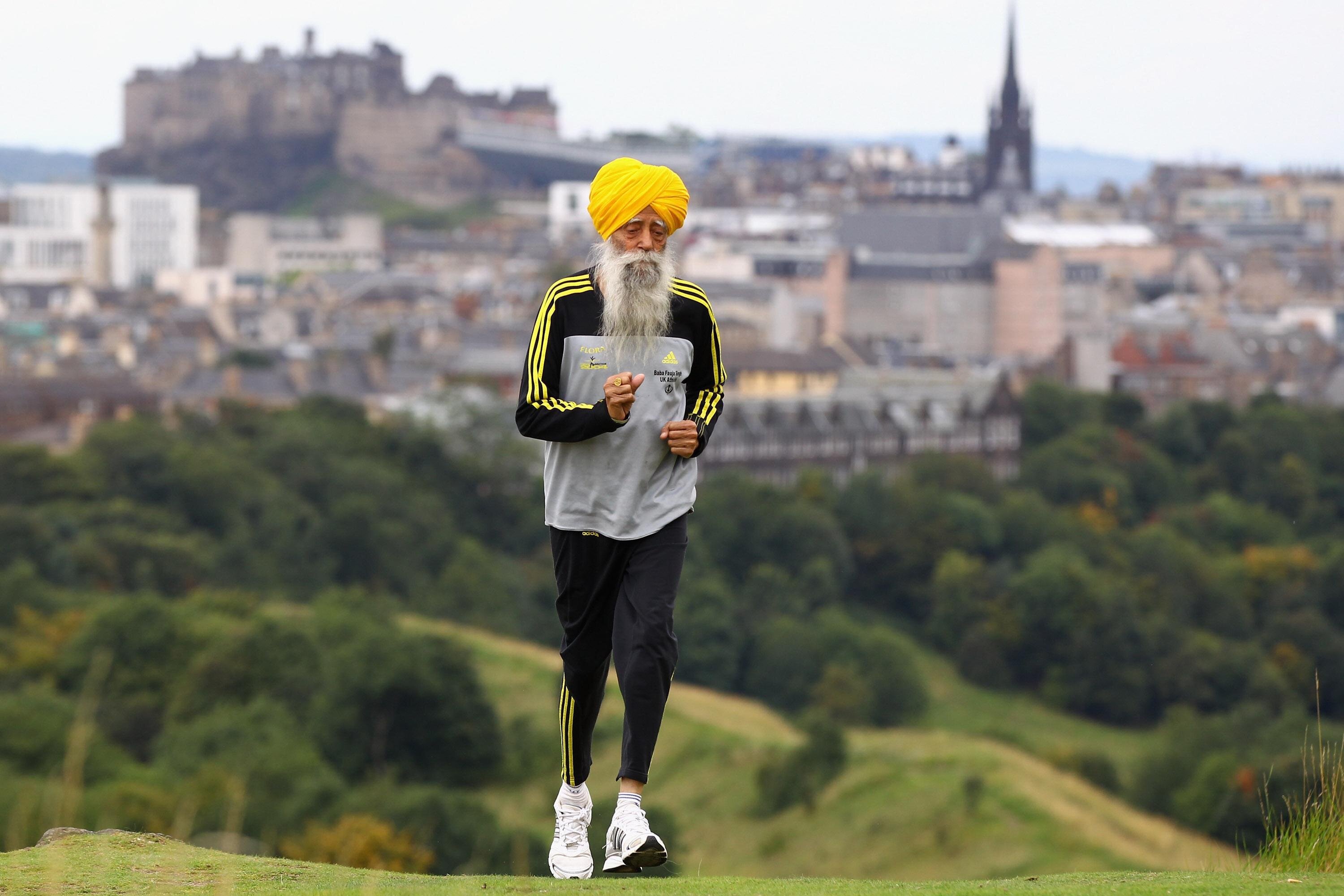 101-Year-Old Marathon Runner Fauja Singh