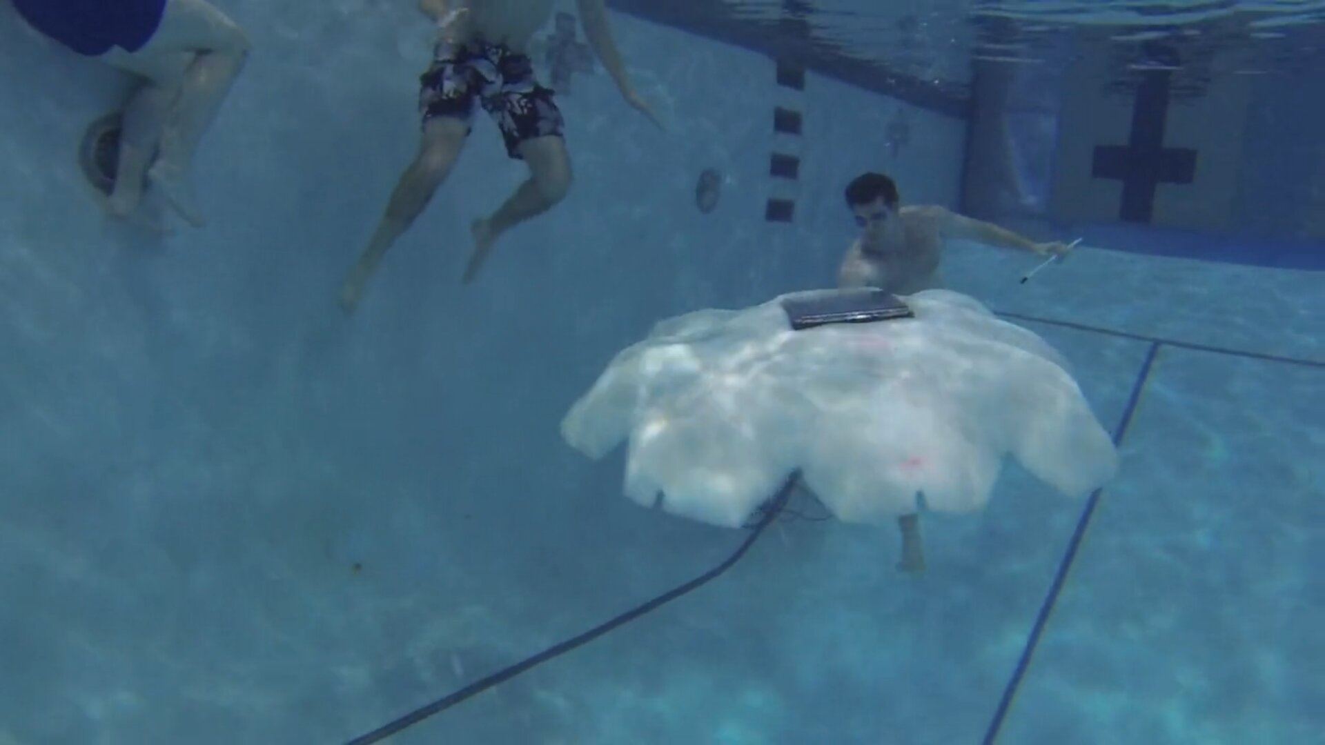 Robot-Jellyfish for Underwater Surveillance 