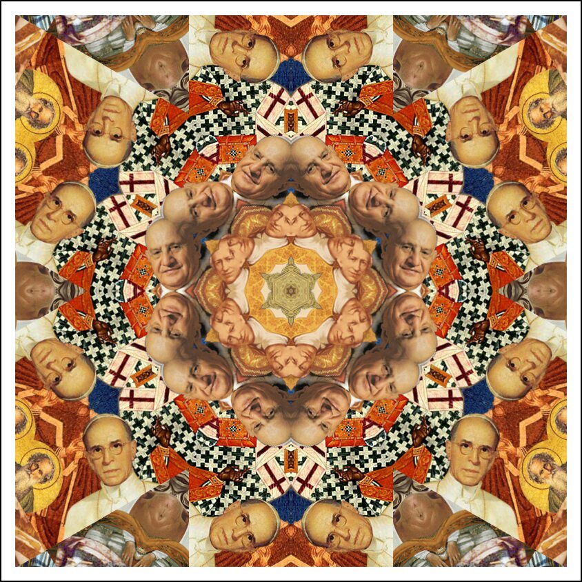 KaleidoPope, An Interactive Kaleidoscope of Historic Portraits