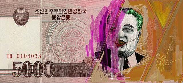 President Kim Il-sung Reimagined as a Justice League Comic Villain North Korean Money