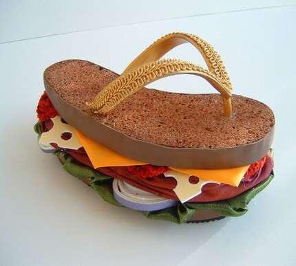 Humorous and Creative Summer Sandals