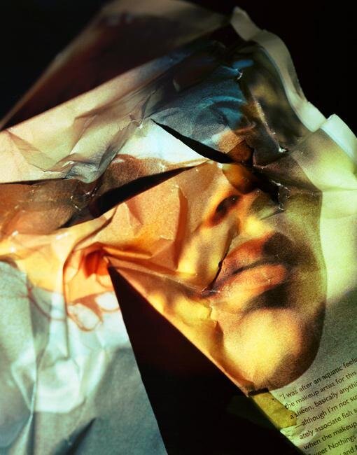 Fashion Models Are Freakishly Distorted in Crumpled Magazine Photos