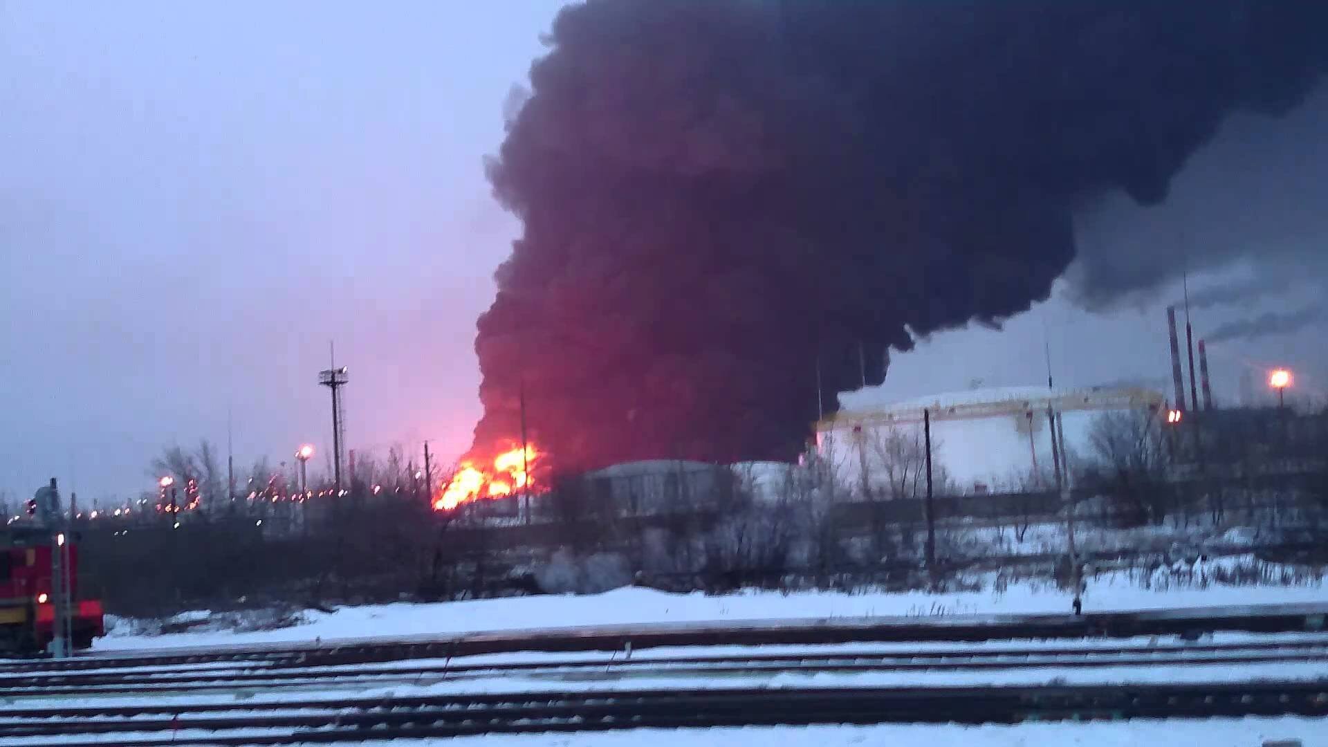 Рязанский нпз пожар сегодня