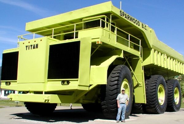 Terex Titan - самый большой грузовик в мире (11 фото)