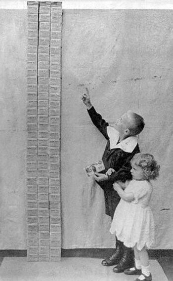 Гиперинфляция в Германии 1923 года (8 фото + текст)