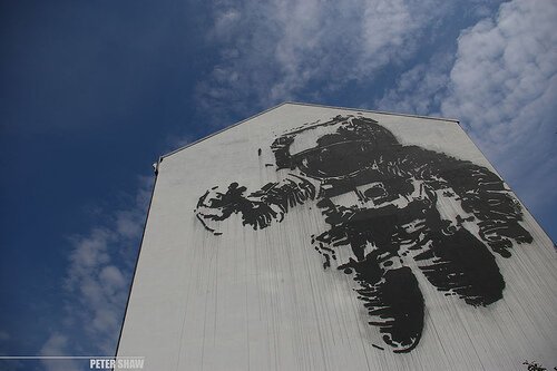 Космонавт на стенке (29 фото)