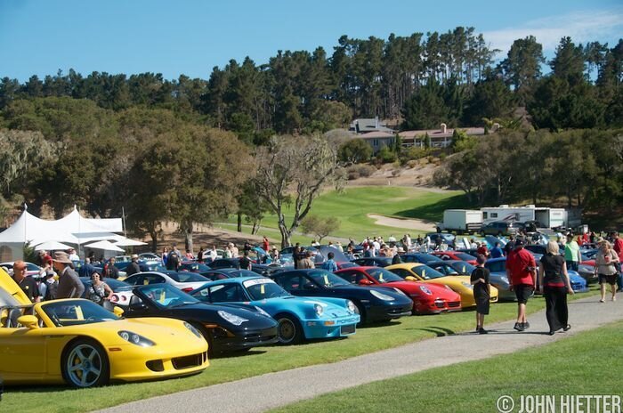 Встреча владельцев спорт-каров  Monterey Car Weekend (70 фото)