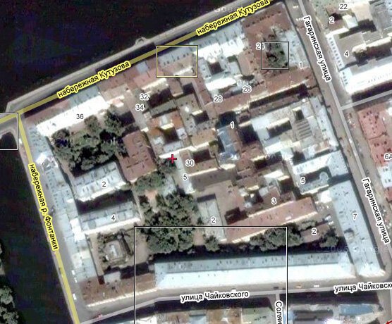 Карта дворов спб