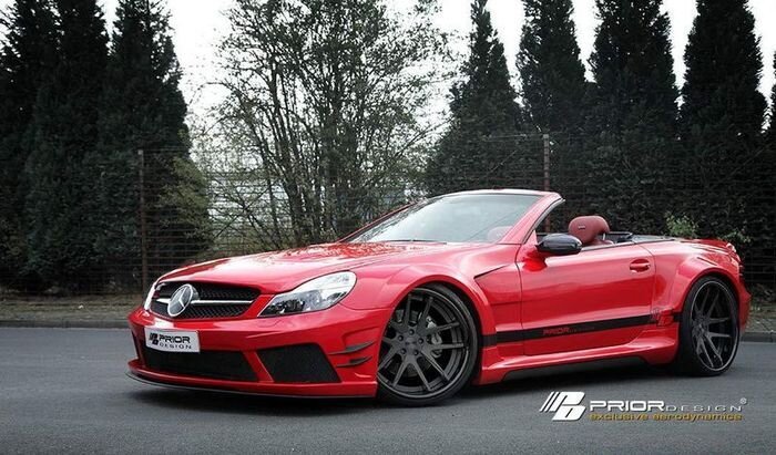 Mercedes-Benz SL R230 в тюнинге от Prior Design (8 фото)