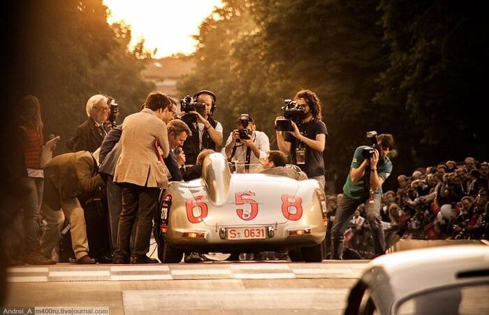 Победитель Mille Miglia 1955 года Mercedes M-B 300 SLR (11 фото)