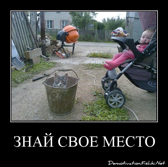 ЗНАЙ СВОЕ МЕСТО