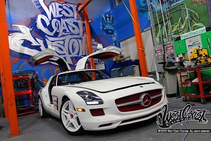 West Coast Customs затюнили Mercedes-Benz SLS AMG для репера Tyga (17 фото+видео)