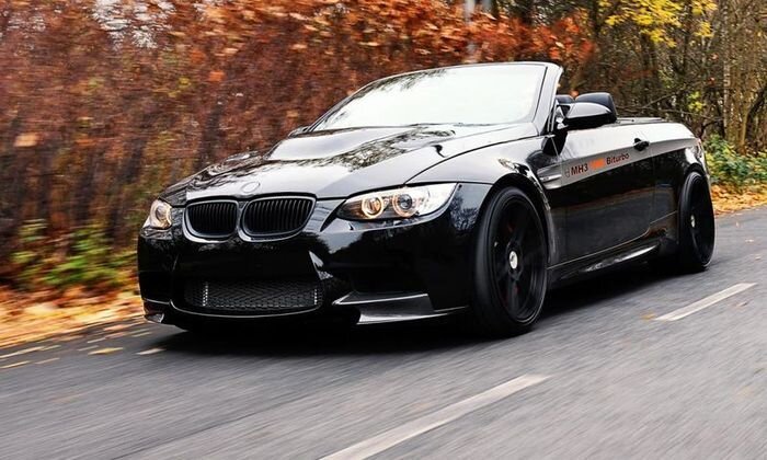 BMW M3 Cabrio (E92) с двигателем от X6 M из ателье Manhart (7 фото)