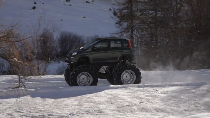 Бигфут из Fiat Panda (4 фото+видео)