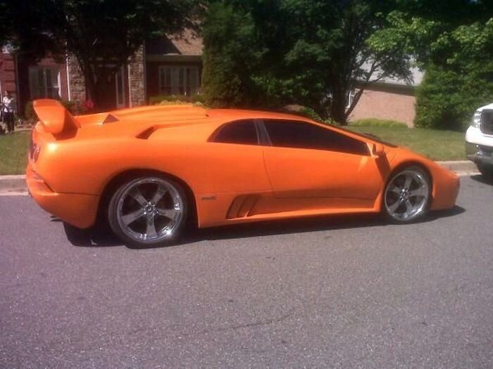 Найдено на Ebay. Превращение Acura NSX в Lamborghini Diablo (9 фото)
