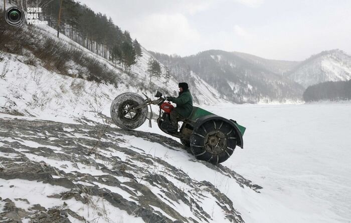 Трехколесный внедорожник Боливар из Красноярска (6 фото)