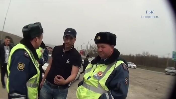 Ингушского нарушителя задержали на Ставрополье (видео)