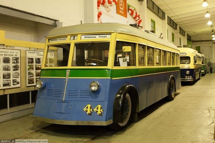 Музей городского электрического транспорта. Троллейбус (27 фото)