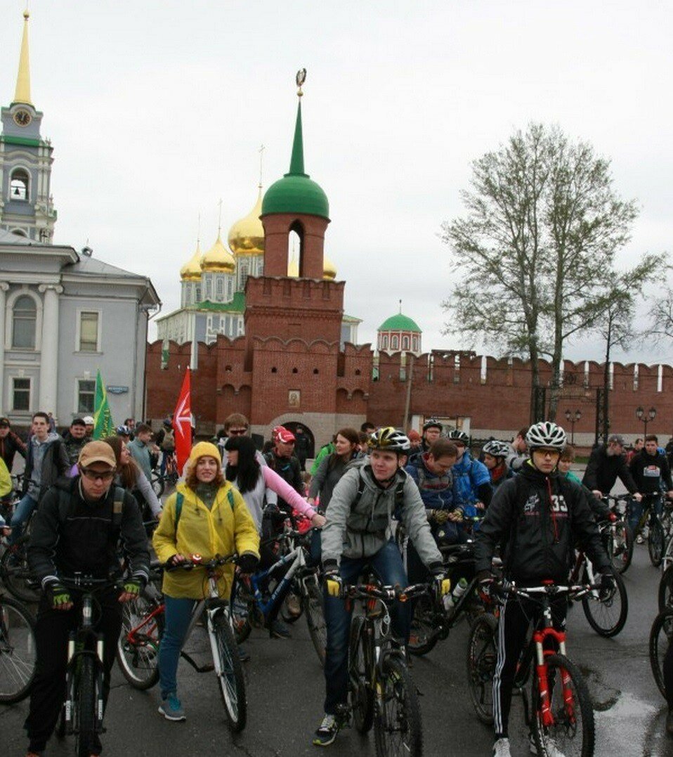 1 мая в Туле состоялся масштабный велопробег