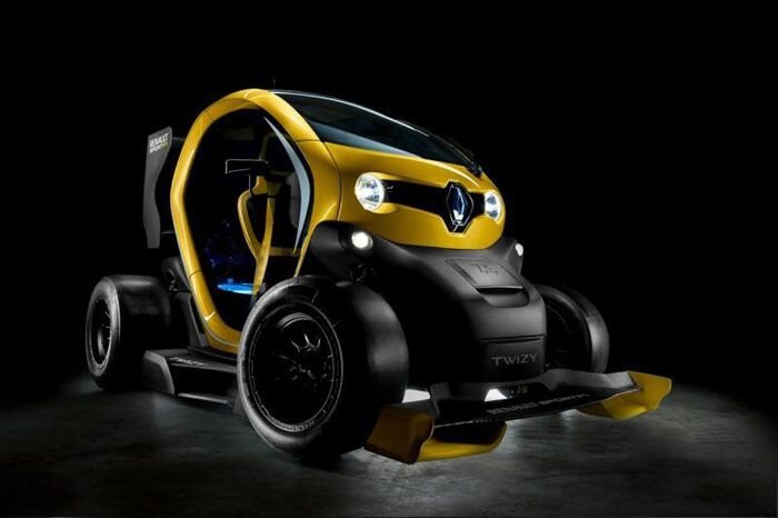 Электрокар Renault Twizy превратили в гоночный болид (12 фото)