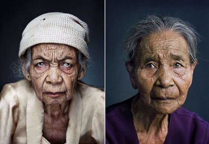 Пожилые жертвы войны (11 фото)