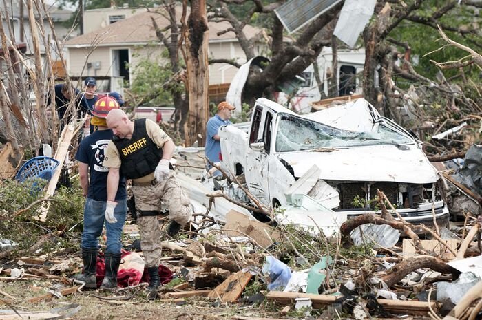 Катастрофа в Оклахоме (13 фото)